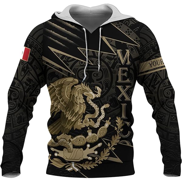 Mexico Jacket for Men Women Mexican Flag Winter Coat