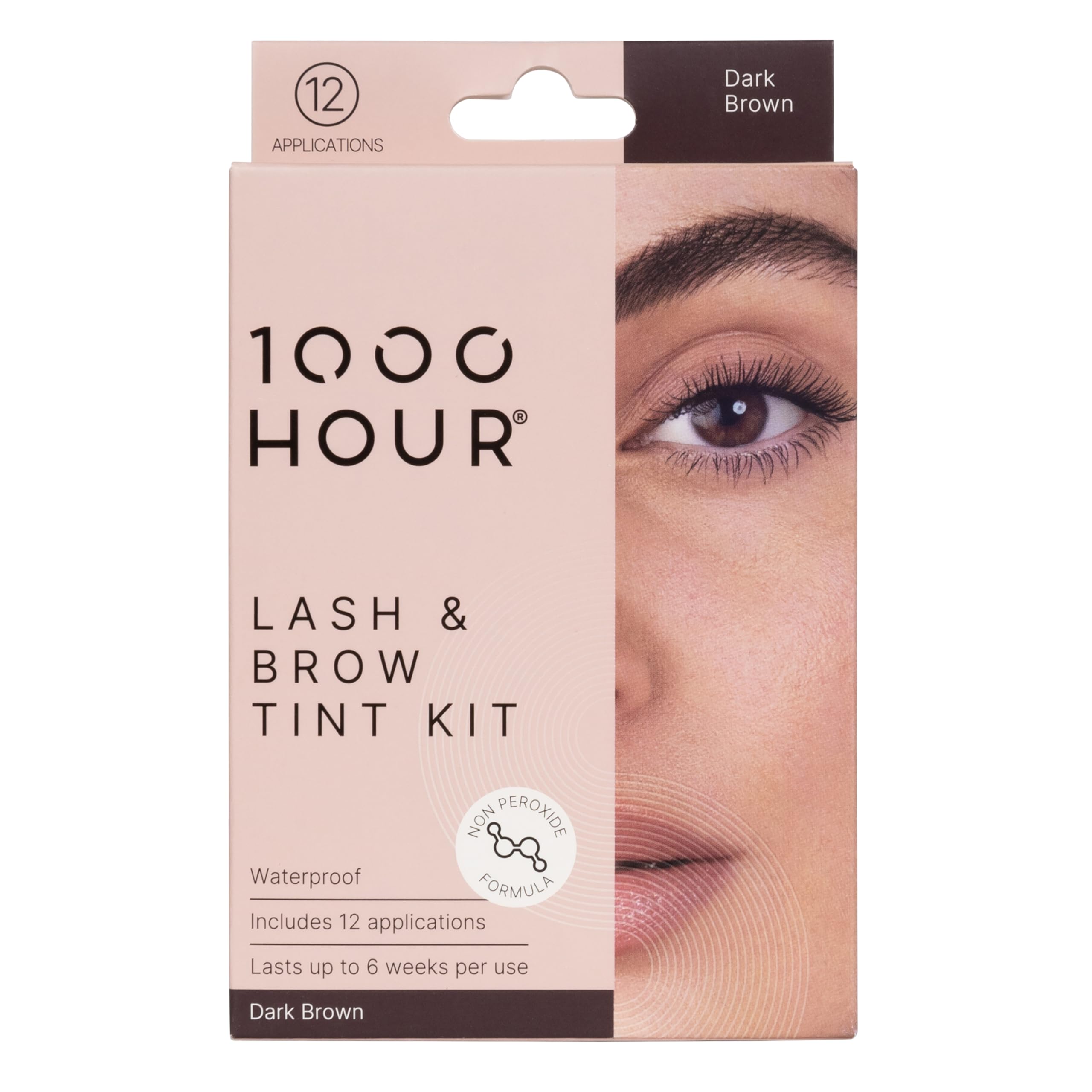 1000 Hour Lash & Brow Dye Kit - Dark Brown