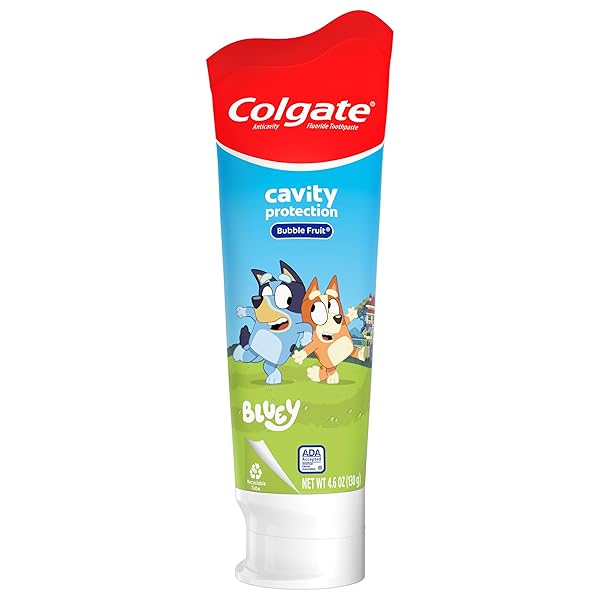 COLGATE KIDS TOOTHPASTE WITH FLUORIDE, ANTICAVITY & CAVITY...