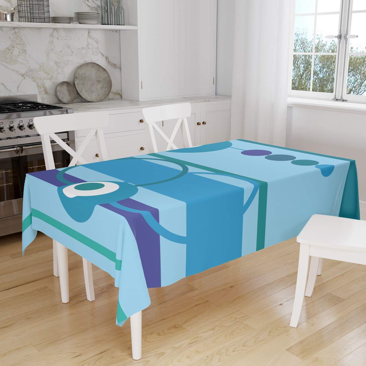 Bonamaison Kitchen Decoration, Tablecloth, 140cm x 160cm - Designed and Manufactured in Turkey