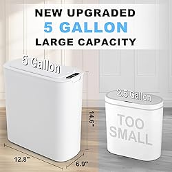 Cesun 5 Gallon Automatic Bathroom Trash