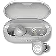 JLab Hear OTC Hearing Aid & Earbuds, Cloud White, Traditional Earbud Fit, Four Preset Hearing Modes, in-Ear Detection and Built-in Feedback Suppression, Independent Volume Control and Touch Controls