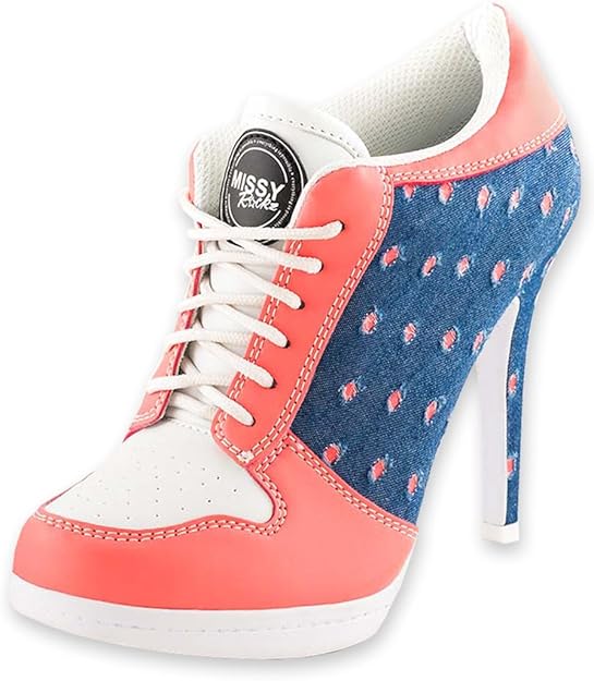missy rockz sneaker high heels