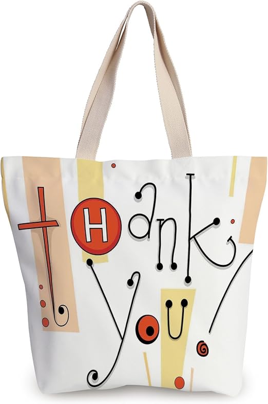 iPrint Funky Bolsa de Lona para Regalos, Divertida, decoración de