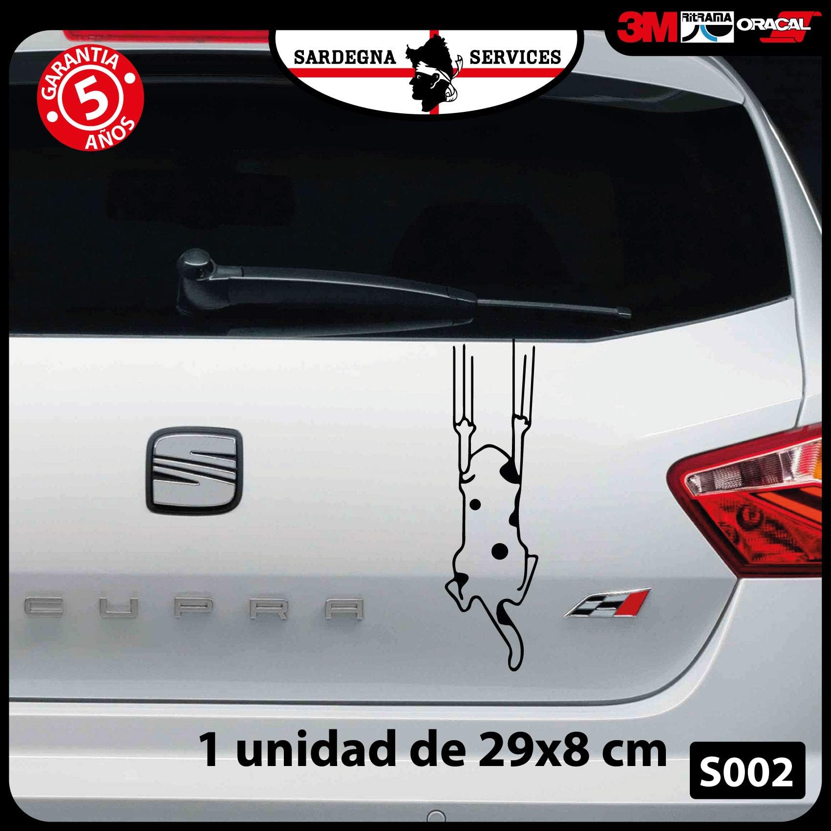 Sardegna Services Yamaha Stickers + Logo, Yamaha Writing: 18 X 4 cm, Yamaha Logo: 4 X 4 cm