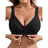 Avidlove Bras for Women No Underwire Front Closure Bra Seamless Bralette Full Coverage Everyday Bras Wireless Brassiere