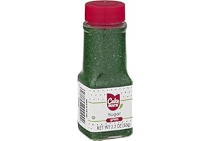 Cake Mate Green Crystal Sprinkles Decors – Edible Green Crystal Sugar Sprinkles for Cupcakes, Cakes, Cookies & Desserts – Perfect for Cake Decorating, Holiday Treats, and Special Occasions (2.25 oz.)