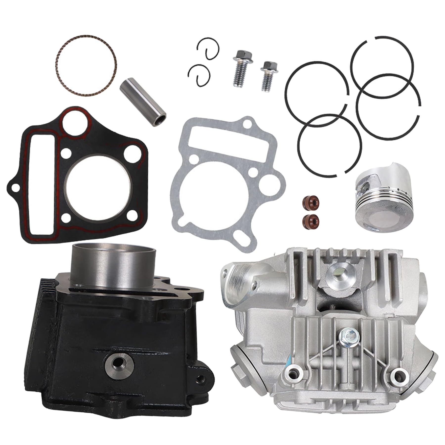 Photo 1 of marddpair Top End Kit Cylinder Head Piston Replacement for Honda TRX90 Sportrax 90 1993-2005