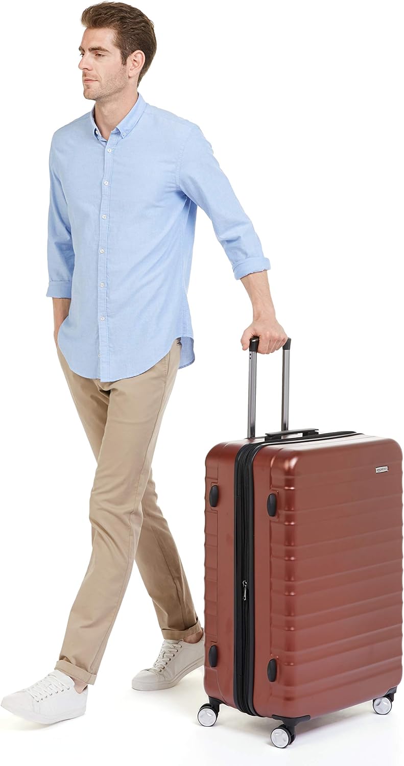 Amazon Basics Premium Hardside Spinner Luggage with BuiltIn TSA Lock