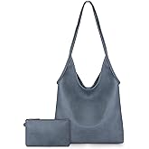 Montana West Slouchy Hobo Bags for Women Soft Designer Shoulder Purses Ladies Top Handle Handbag
