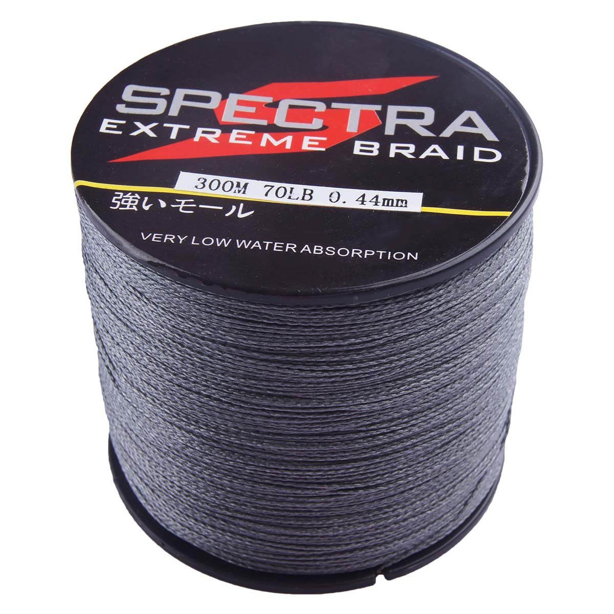 Generic Pe Spectra Dyneema Braid Fishing Line 100m/300m Gray (300m