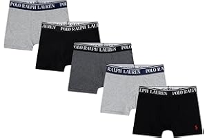 POLO RALPH LAUREN boys 5-pack Boxer Briefs