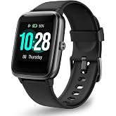 OCTANDRA Move VeryFitPro Smart Watch HR Heart Rate Sleep Monitor IP68 Waterproof Activity Fitness Tracker Step Counter Pedometer Exercise Running Watch Fitness Watches for Men &amp; Women (Black)