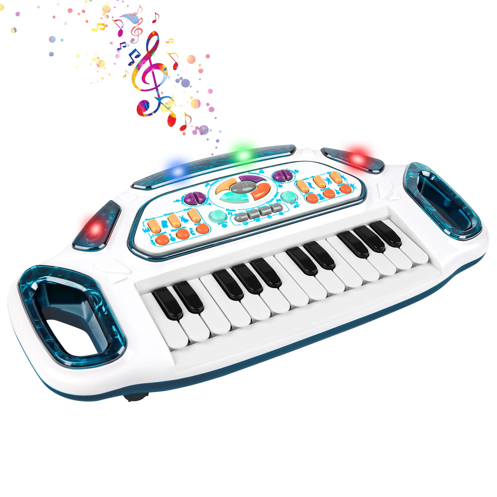 Shayson Toddler Piano Toy Keyboard, Multifunctional Baby Piano Girl Toys for Kids, Birthday Gifts for 1-6 Years Old Boys and Girls Gifts