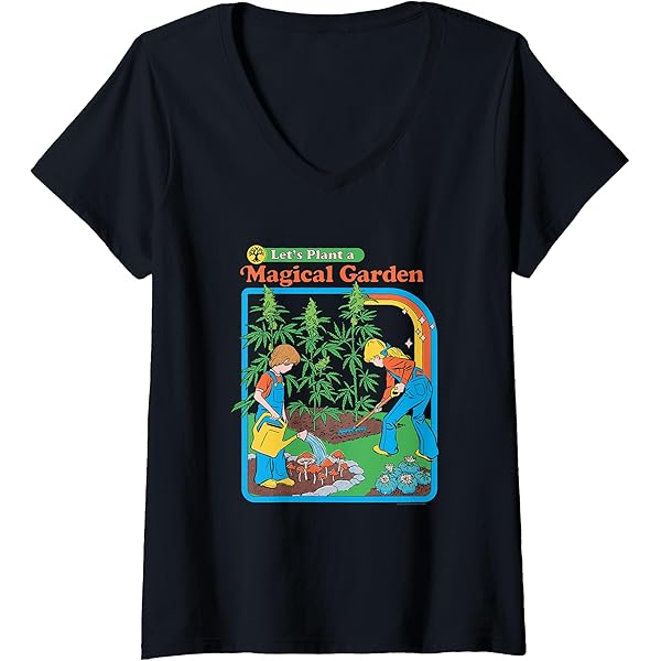 Amazon.com: Steven Rhodes Magical Mushroom Garden Retro Dark Humor
