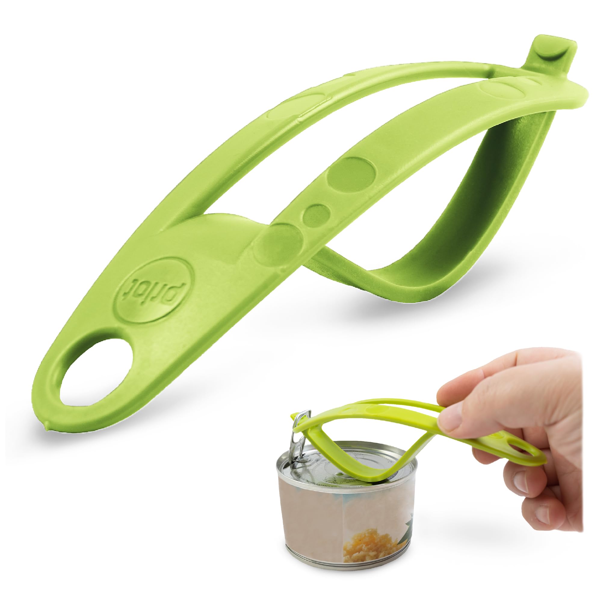 Priot Plastic CAN_OPENER, Manual, Lightweight for Weak Hands, Children, Seniors, People with Arthritis