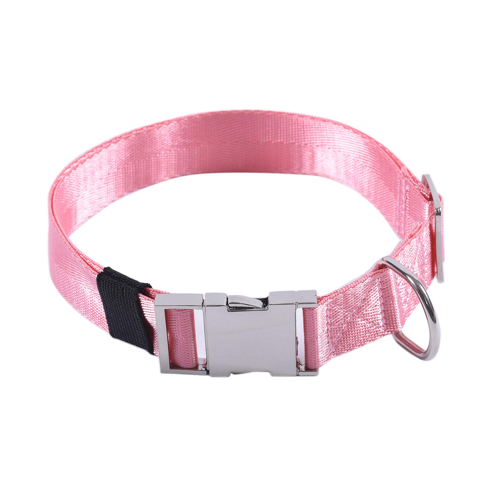 Puppy Face Durable Dog Collar with Metal Buckle,Nylon Collars for Dogs (Small:Neck 11\