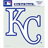 MLB Kansas City Royals 8-by-8 Inch Diecut Colored Decal