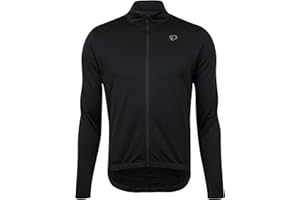 PEARL IZUMI Men's Quest Thermal Jersey, Full-Length Zipper, Brushed Fleece Interior & Three Rear Pockets