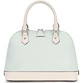 LAENCY Women's Handle Bag Classic Dome Satchel (Mint Green)