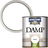 Johnstone's 307955 Paint to Cover Damp White 750ml High Opacity view 2