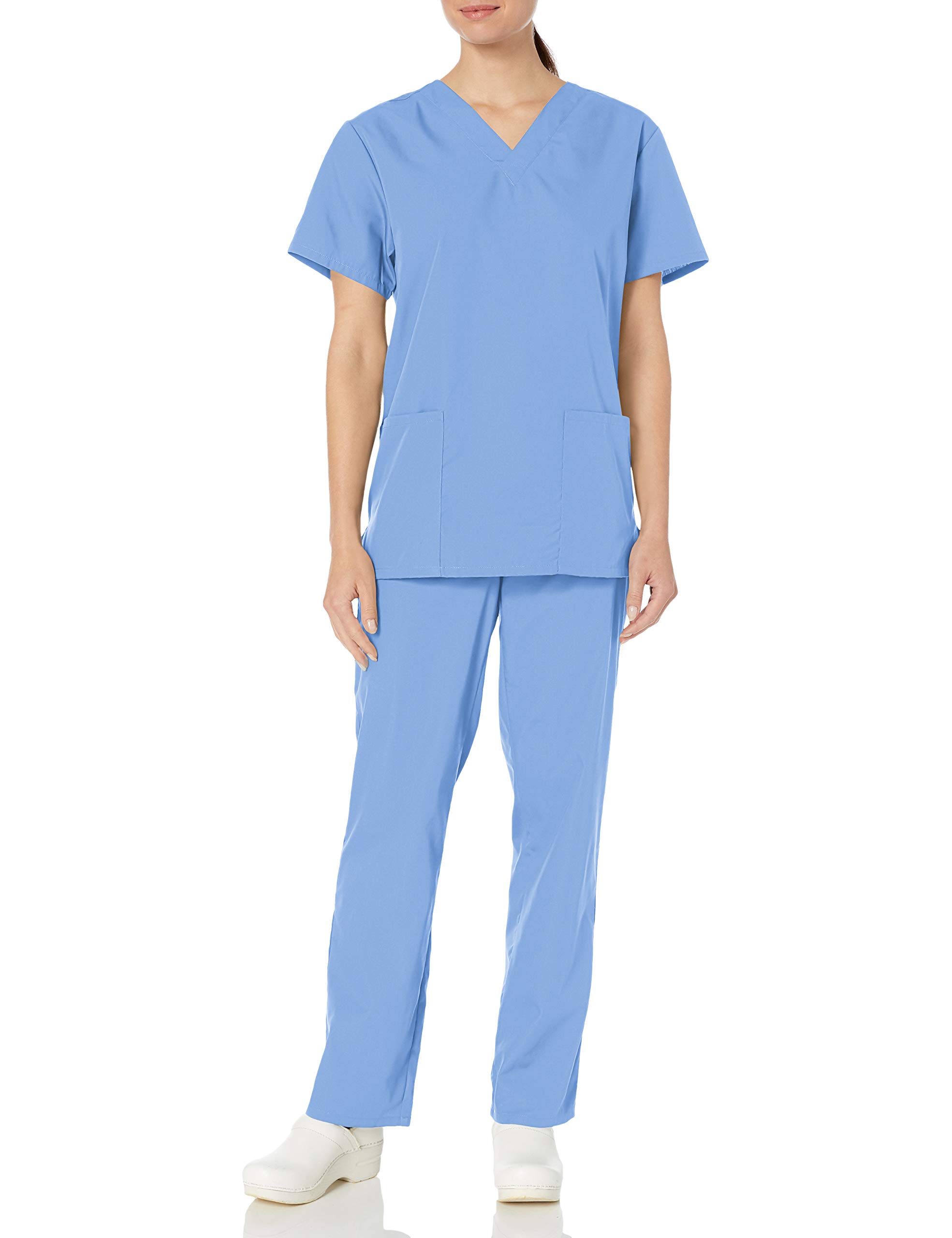 CHEROKEE Women's Unisex Top and Scrub Pant Set