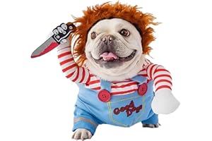 AIMICOCA Pet Halloween Costume, Dog Funny Costume Halloween Cosplay Outfits Cute Clothes Adjustable Party Dress Up Apparel Accessories for Small Medium Large Dogs (Small)
