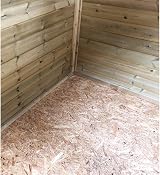 5x6 Pressure Treated Wooden Garden Shed Apex Double Door 1 Window T&G Shed 5ft view 5