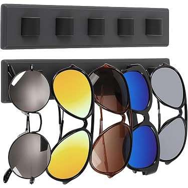 2-Pack Plush Lined Eyeglass Holders - Desktop Glasses Stand With Non-Slip Base For Home & Office - View #13
