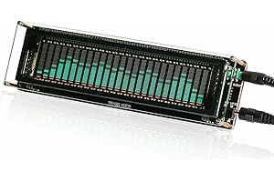 JHEUAYK LED Audio Spectrum DIY Kit, AK2515 Audio Spectrum Analyzer, VFD Sound Level Meter, VU Meter Screen Display Signal Spectrum Analyzers Tool