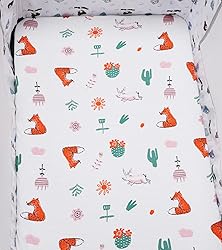 Bassinet Sheets (33" x 19") Compatible with Mika