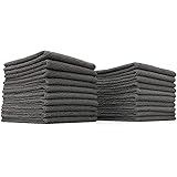 The Rag Company - All-Purpose Microfiber Terry Cleaning Towels - Commercial Grade, Highly Absorbent, Lint-Free, Streak-Free,