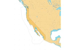 C-MAP Reveal Coastal - US West Coast and Baja California, Map Card for Marine GPS Navigation