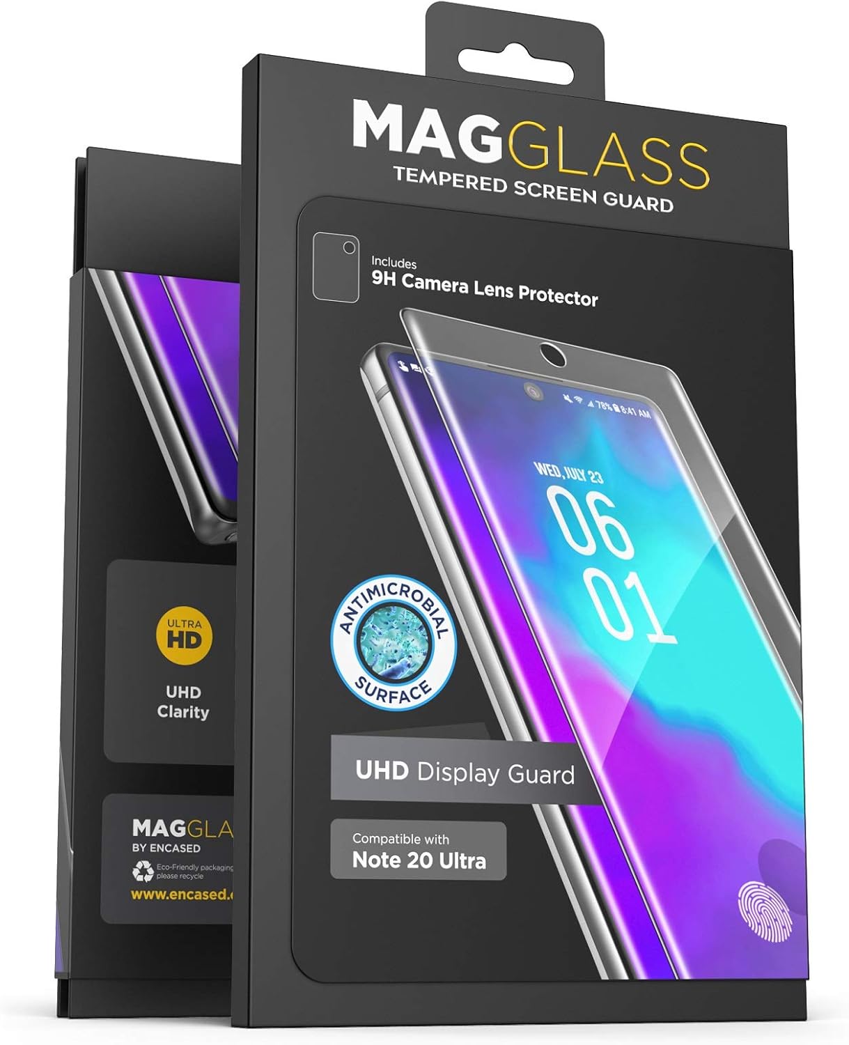 magglass Galaxy Note 20 Ultra Tempered Glass Screen Protector w/Fingerprint Display Compatible