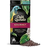 Cafe Quindio Gourmet Whole Bean Coffee, Medium Roast - 100% Colombian Arabica - 16 Ounce (Pack of 1)