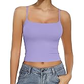 Avidlove Camisole Tank Tops for Women Square Neck Spaghetti Straps Double Lined Y2K Going Out Cami Top