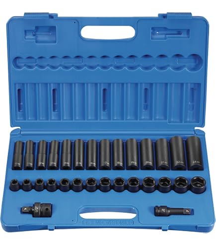 Grey Pneumatic T55 Impact Star Driver Socket - 1/2" Drive Internal Torx