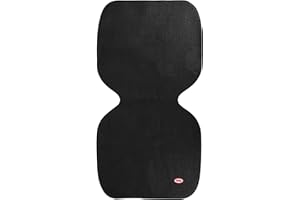Nuby Car Seat Undermat, Car Seat Protector, Protects Upholstery from Indentations, Scratches & Spills - Black