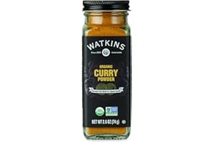 Watkins Organic Curry Powder, Non-GMO, Kosher, 2.6 Ounce Jar, 1-Pack