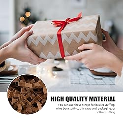 ZEBMOON 2 LB Brown Crinkle Cut Paper Shred Filler
