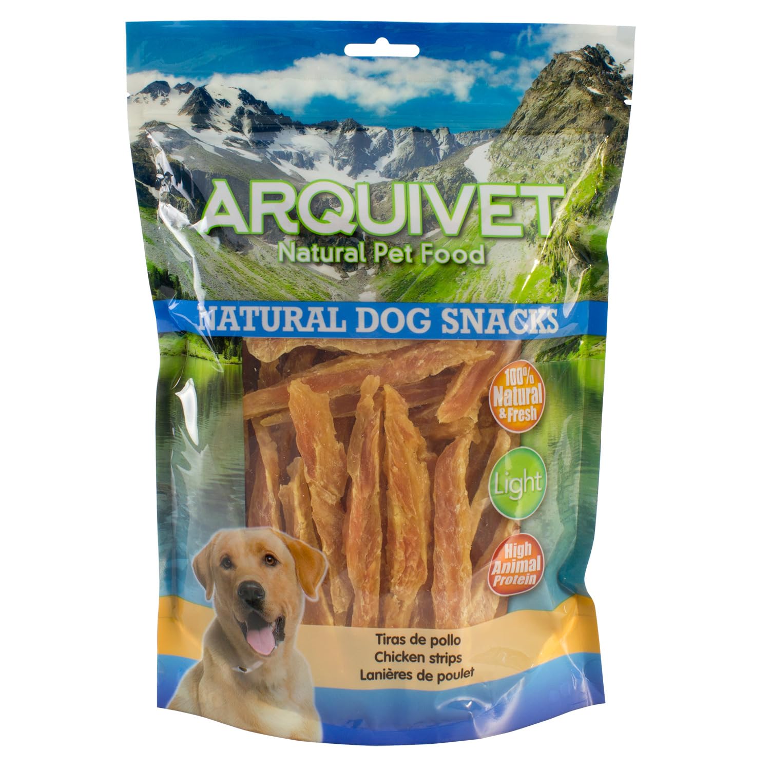 Arquivet - Natural Dog Snacks - Chicken Strips - 1 Kg - Dog treats