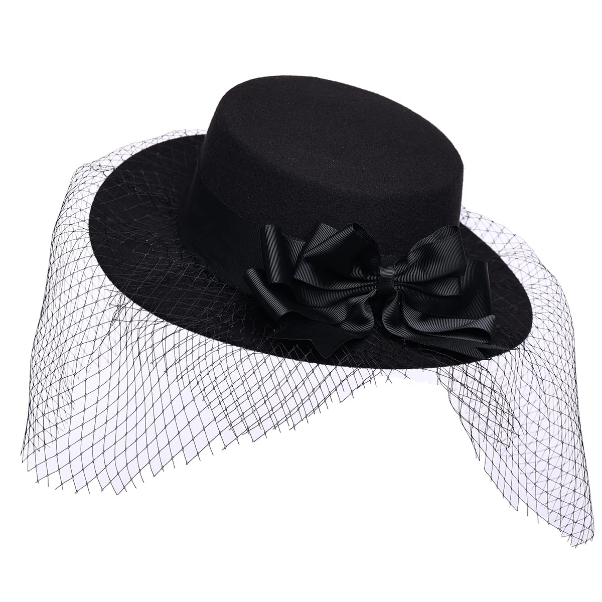 COSDREAMER Women Spanish Hat Matador Hat Mexican Sombrero Hat (black)