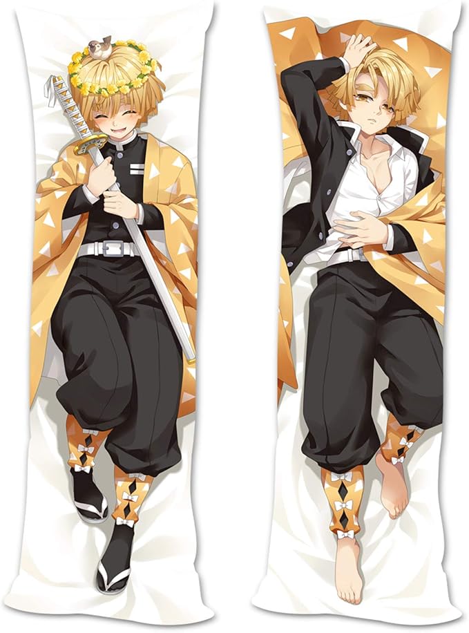 Amazon.com: AMOLEY Pkiooi Anime Demon Slayer Body Pillowcase, Kochou