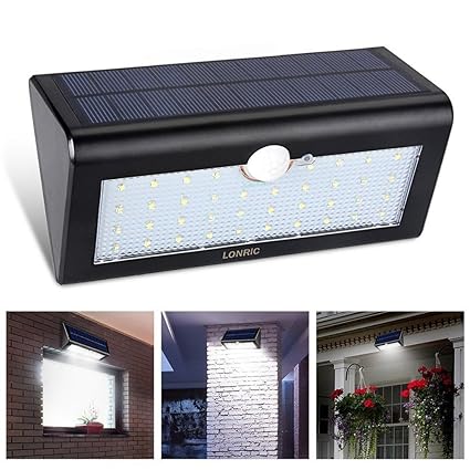 Solar Security Light Lonric 38 Led Outdoor Solar Energy Motion