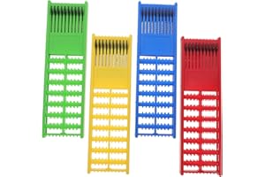 BESPORTBLE 4pcs Fishing Hook Holder Fishing Line Organizer Rigs Holder Durable Material Compact Lightweight Easy Access for S