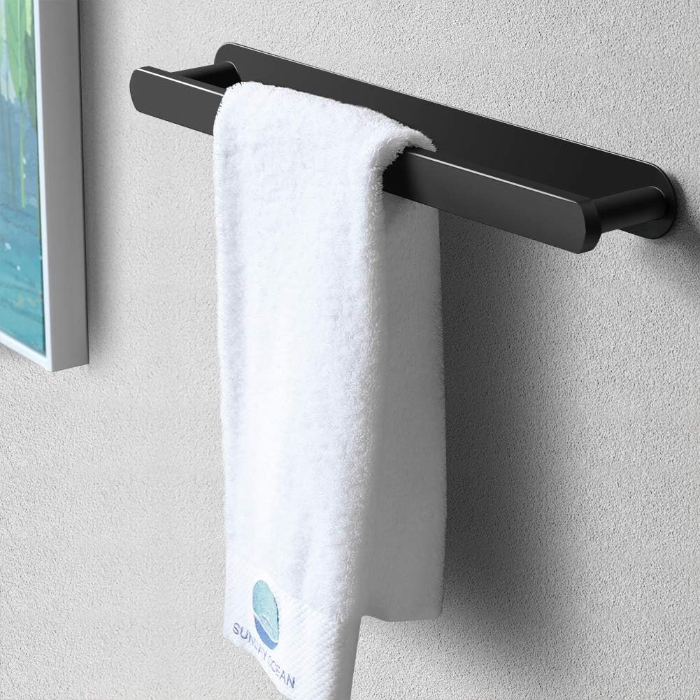 Handtuchhalter Ohne Bohren Zoto 40cm Handtuchstange Selbstklebend Bad Edelstahl Badetuchhalter Schwarz Amazon De Baumarkt