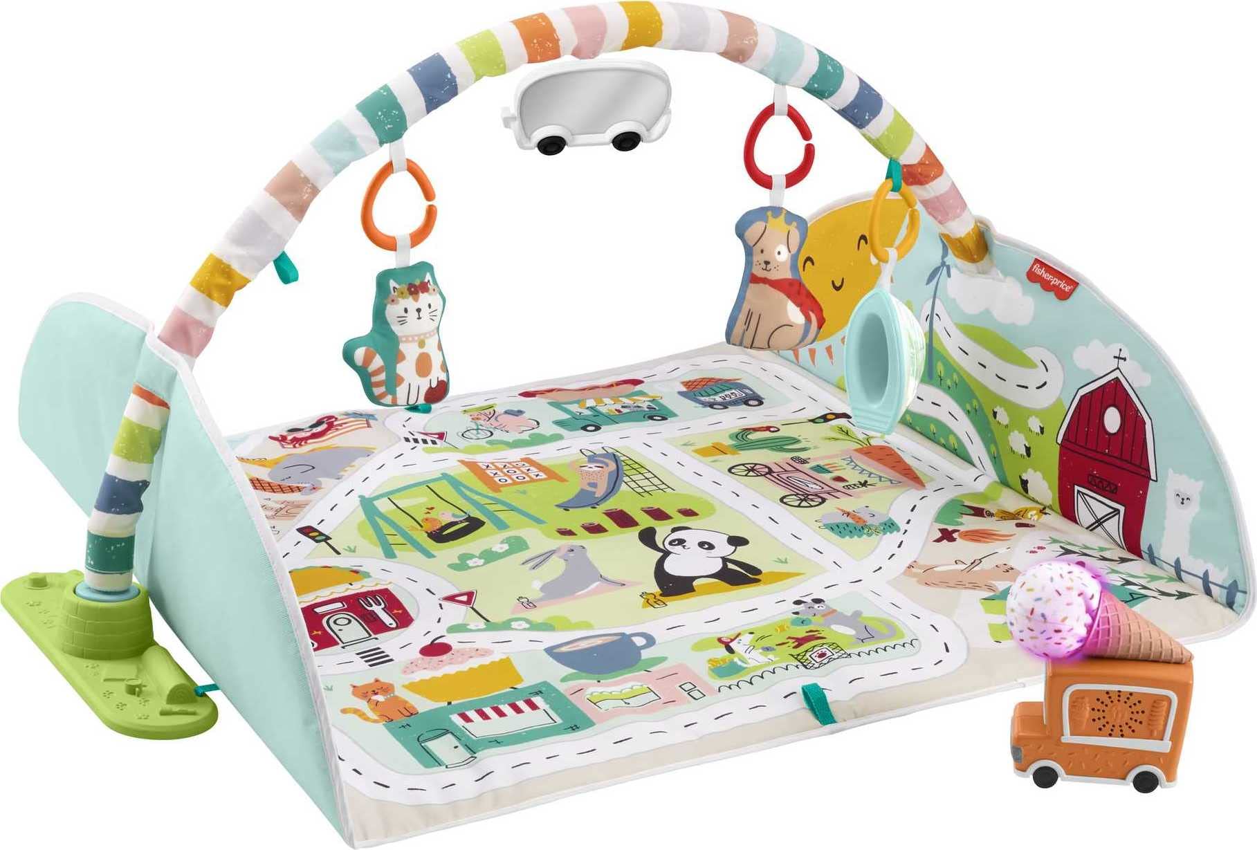 Fisher-Price Activity City Gym to Jumbo Play Mat, multi
