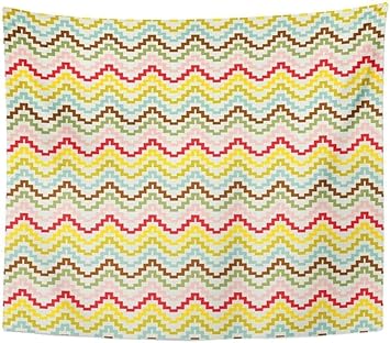 QAZX Tapiz Suroeste Primitivo Patr¨®n geom¨¦trico Navajo Pastel Tribal