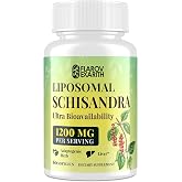 1200mg Liposomal Schisandra&ndash; Supports Healthy Cortisol Levels, 60 Softgels | Adaptogenic Supplement&ndash;Schisandra Berry&ndash;Supports Stress &amp; Adrenal Balance&ndash;Liver Vitality&ndash;Calm Energy &amp; Focus&ndash;Vegan Formula