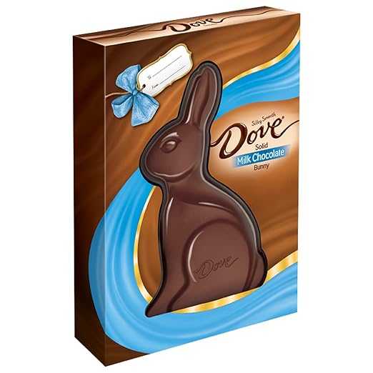 Dove Milk Chocolate Solid Easter Bunny, 12 Ounce